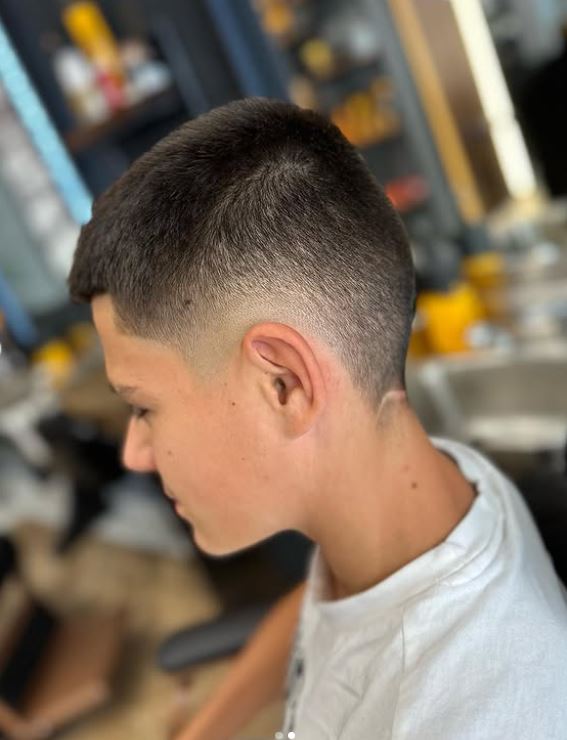 Classic short fade haircut